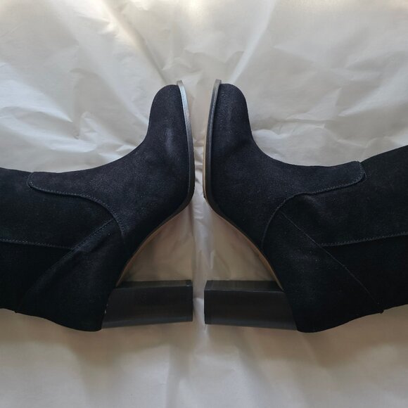 New Topshop Control Over The Knee Suede Boots - 2014 - Black - Sz UK 5 / 38 EU / - Picture 5 of 16